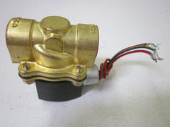 Asco EF8210G9 Solenoid Valve 120V 3/4 Inch NC Brass