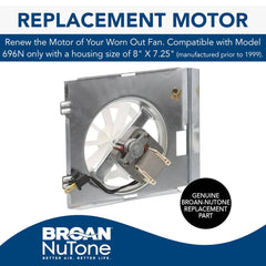 Broan-NuTone C350BN Replacement Motor/Wheel 50 CFM 696N Ventilation Fan