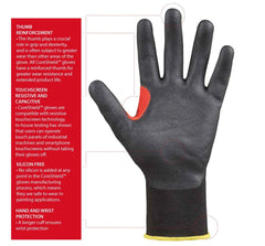 Honeywell 21-1515B/8M CoreShield A1/A Coated Cut Resistant Gloves (Medium) 15 Gauge