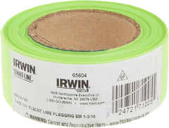 Irwin 65604 Flagging Tape Lime Glo 150 Feet