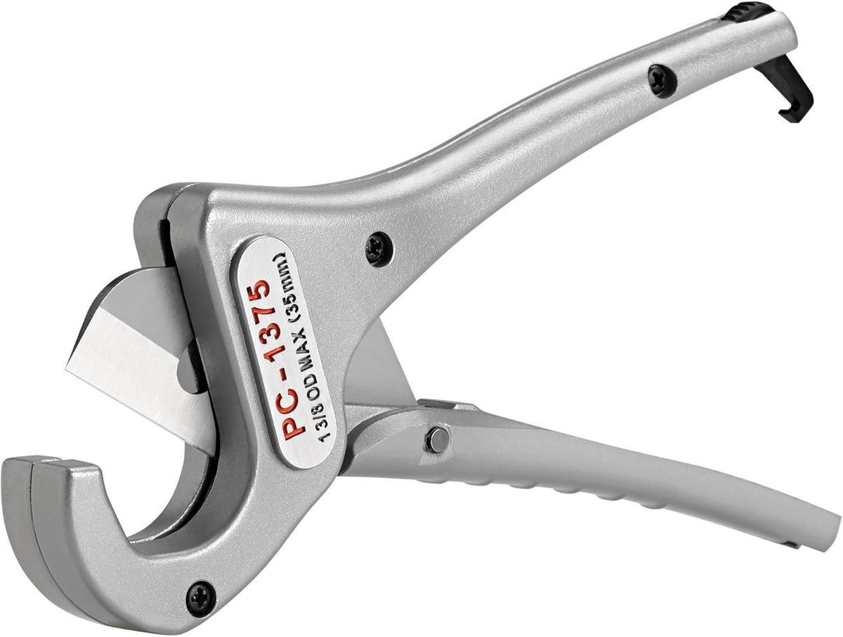 RIDGID 23493 PC-1375ML Heavy-Duty Single Stroke PVC Plastic Cutter 1/8 to 1-3/8