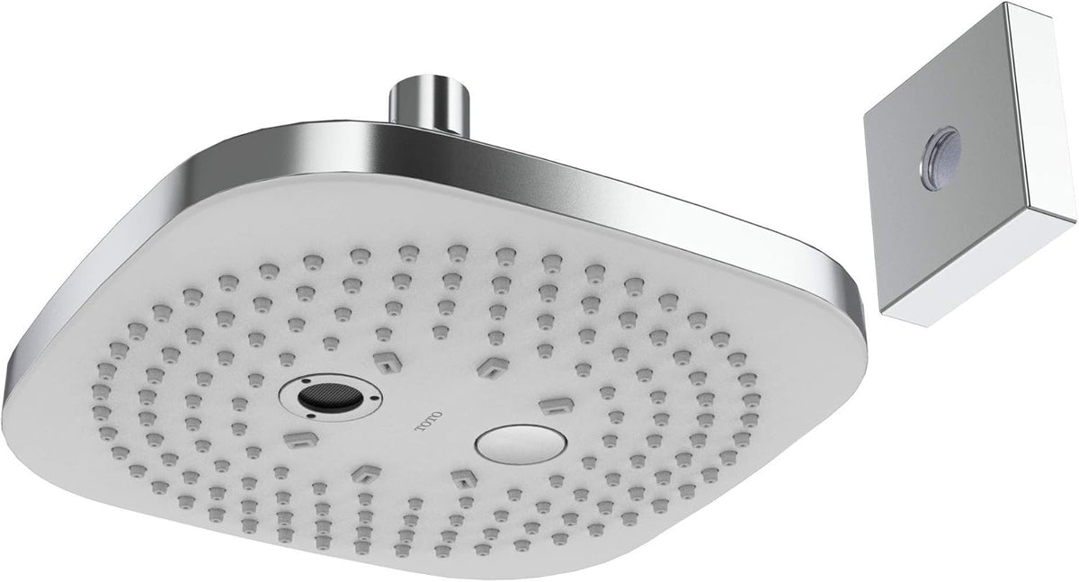 TOTO TBW02004U1#CP G Series 2.5 GPM Multifunction 8.5 inch Square Showerhead Polished Chrome