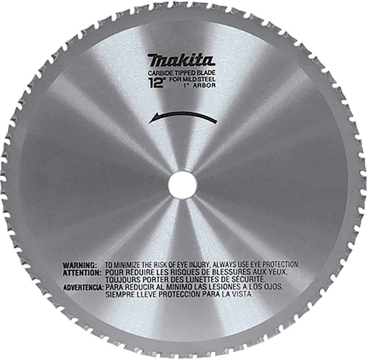 Makita A-90532 12-Inch 60-Teeth Dry Ferrous Metal Cutting Saw Blade with 1-Inch Arbor