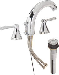 Toto TL210DD12#CP Silas Two Handle Widespread 1.2 Gpm Bathroom Sink Faucet, Polished Chrome