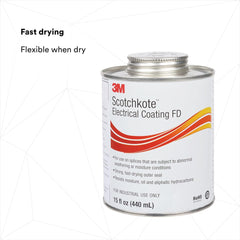 3M 80611615784 Electrical Coating FD Fast-Drying Liquid 15 oz. can