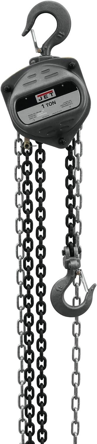 Jet 101910 Hand Chain Hoist 1 Ton 10 Ft Lift