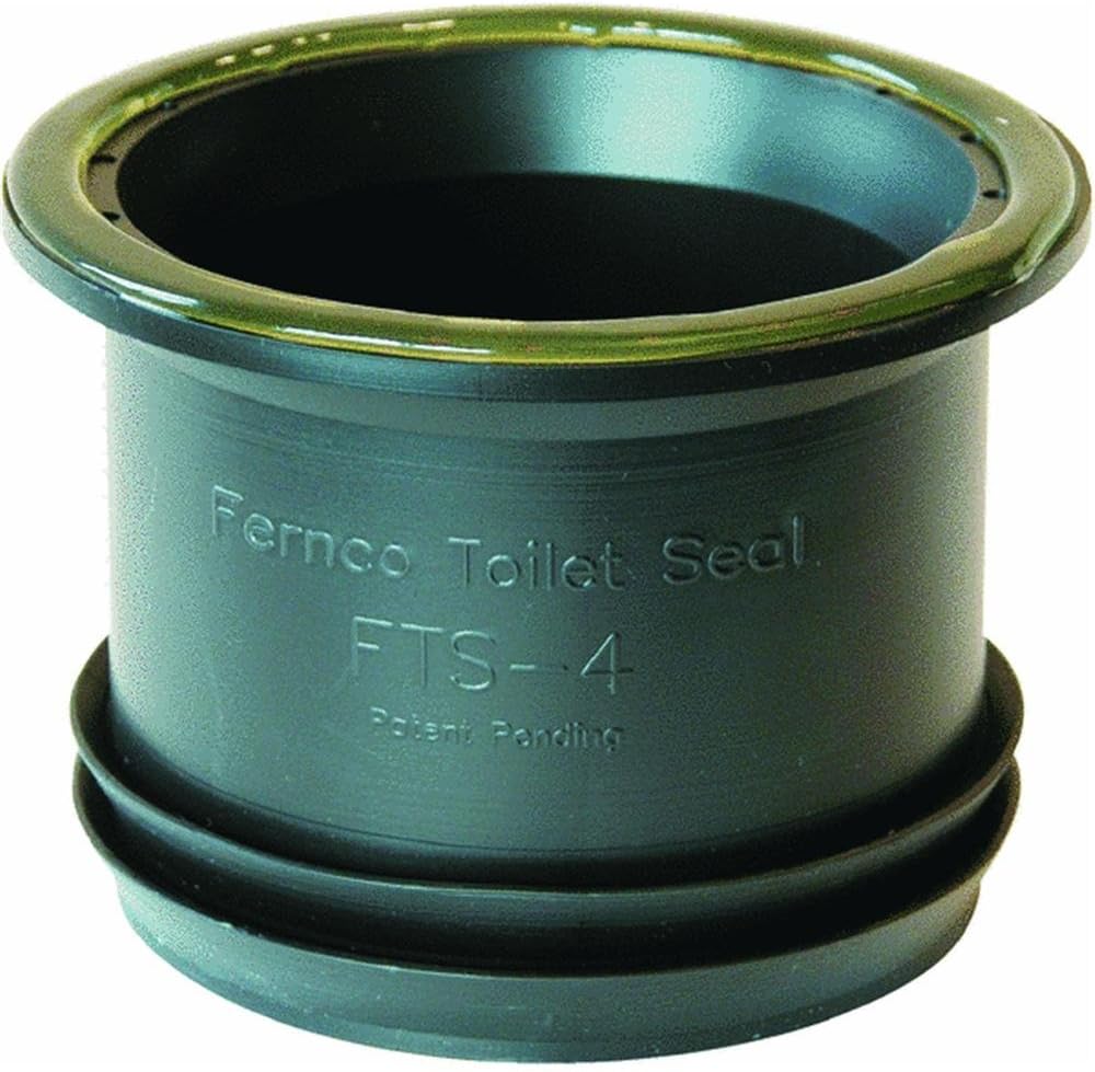 Fernco FTS-4 Wax-Free Toilet Seal 4 Inch Drain Pipe PVC