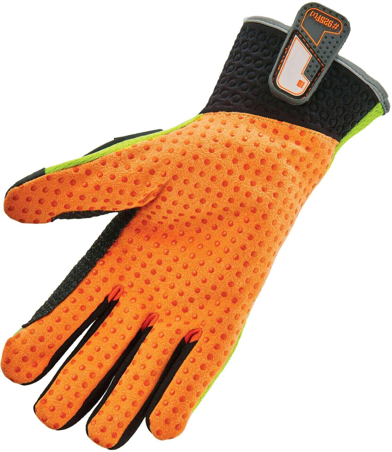 Ergodyne 17906 925F(x) 2XL Lime Standard Dorsal Impact-Reducing Gloves