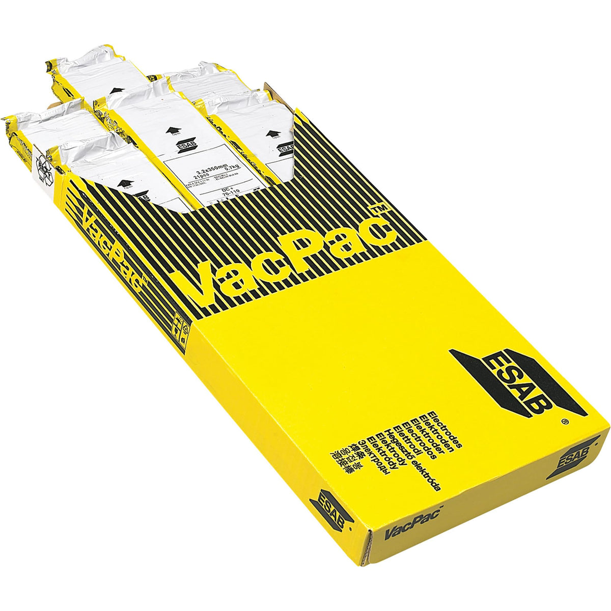 ESAB 55044030G0 7018-1 Prime VacPac Electrode 5/32 in D 14 in L Carbon Steel