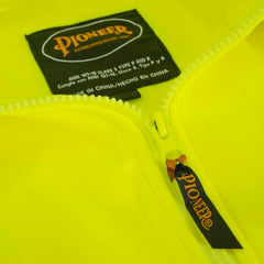 Pioneer V1060461U-XL High Visibility Safety Hoodie Reflective Hi Vis Sweatshirt Jacket X-Large