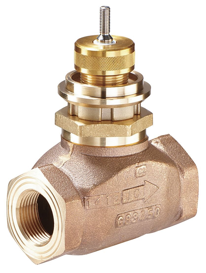 Johnson Controls VG7443ET Globe Valve Two-Way Push-Down-to-Open Stainless Steel Trim NPT End Connection