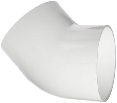 Spears 417-010 PVC Pipe Fitting, 45 Degree Elbow, Schedule 40, 1 Inch Socket