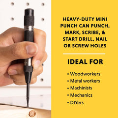 General Tools 79 Mini Heavy-Duty Automatic Center Punch Full Size