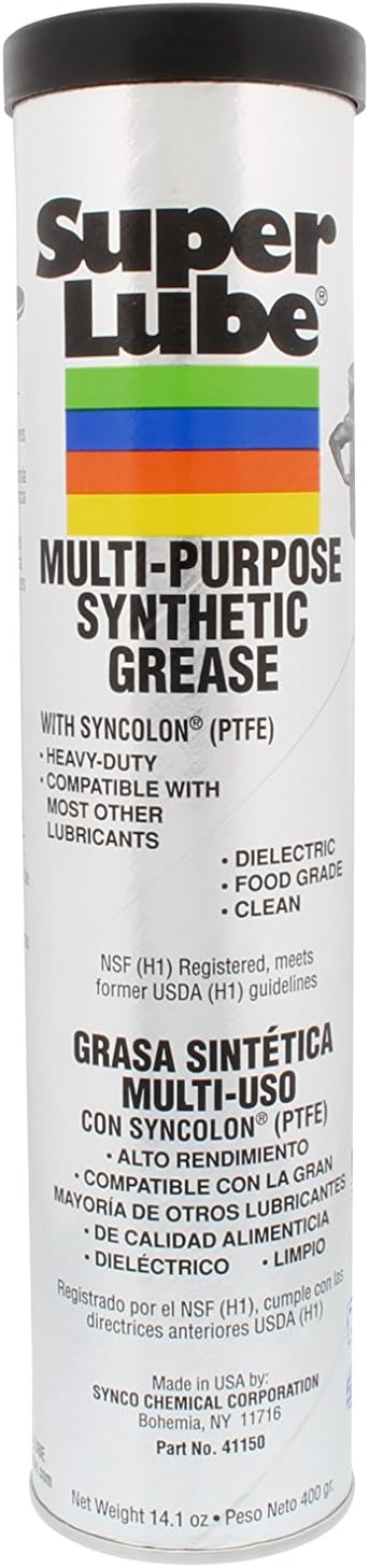 Super Lube 41150 Synthetic Multi-Purpose Grease 14 oz Cartridge