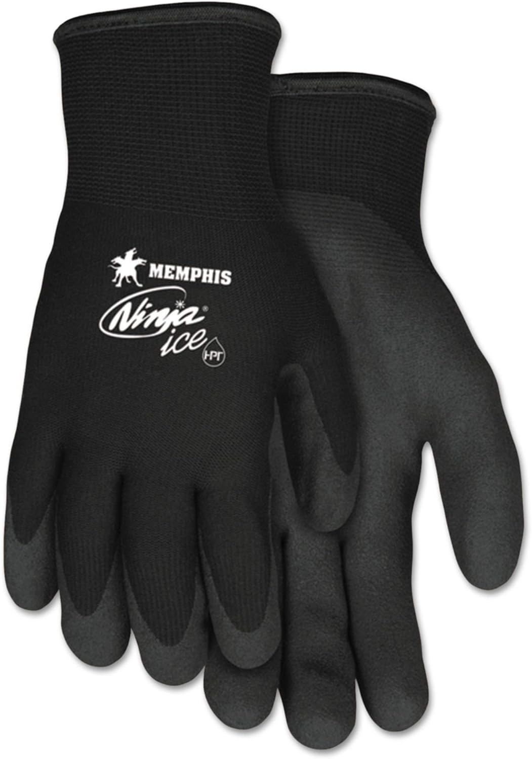 MCR Safety N9690XL Ninja Ice Gloves Acrylic Terry Inner Black X-Large 1 Pair