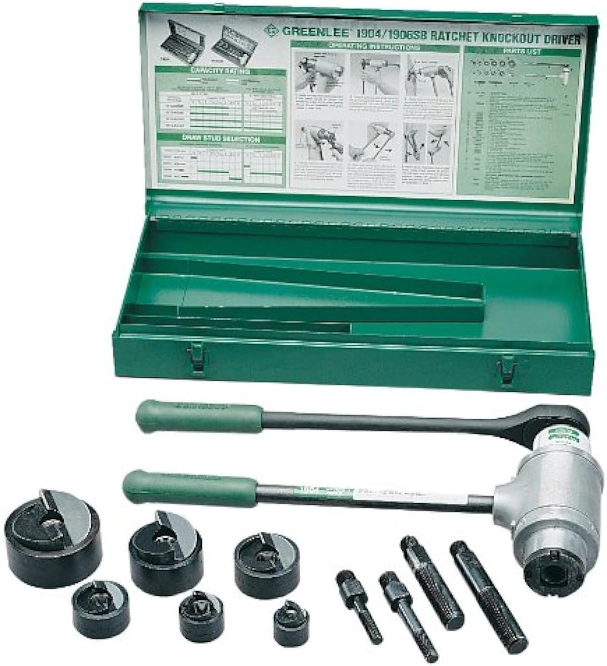 Greenlee 1904 Knockout Punch Driver Kit - Heavy Duty