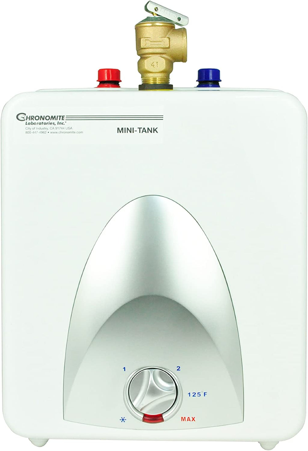 CHRONOMITE CMT-2.5 2.5 Gallon 1440 W Electric Point-of-Use Mini Tank Water Heater