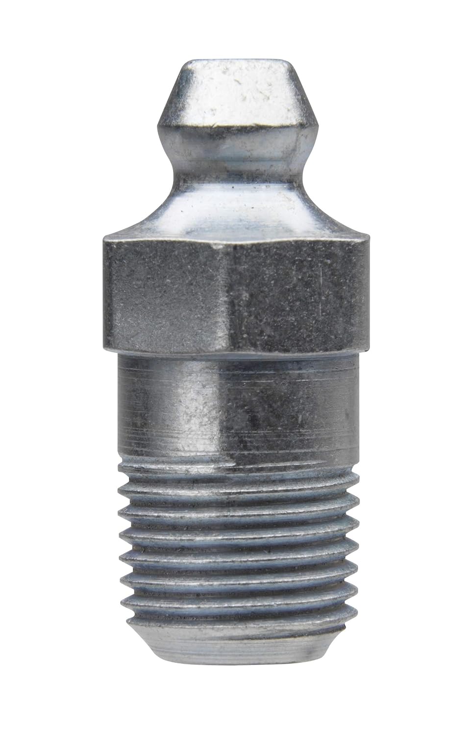 Alemite 1634-B Leakproof Fitting Straight 1 OAL 33/64 Shank Length 7/16 Hex Size 1/8 PTF