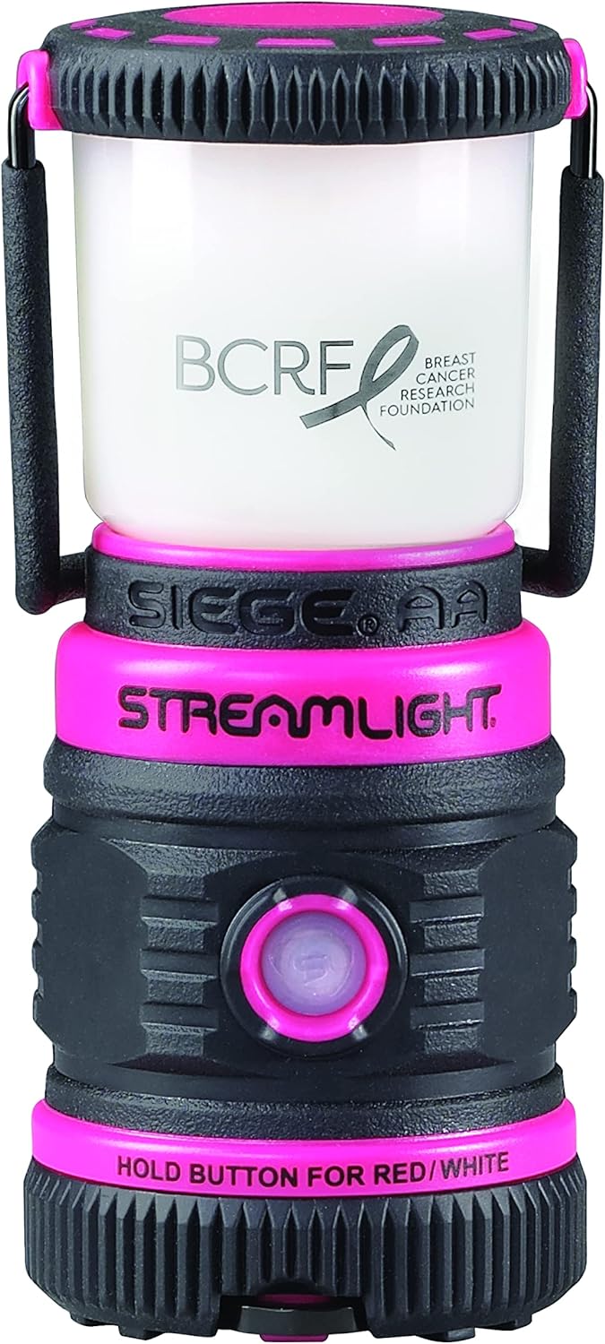 Streamlight 44944 Siege 200 Lumen Ultra-Compact Work Lantern 3xAA Battery Pink