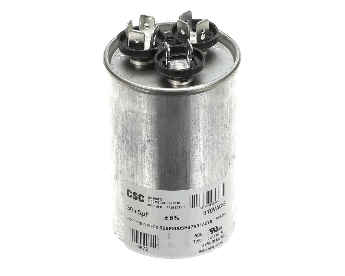 York S1-02424778700 Dual Run Capacitor 30/5Mfd 370V Round