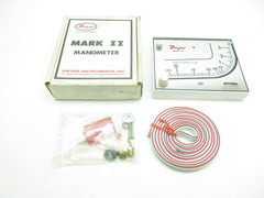 Dwyer Mark II-25 Molded Plastic Manometer 0/3WC