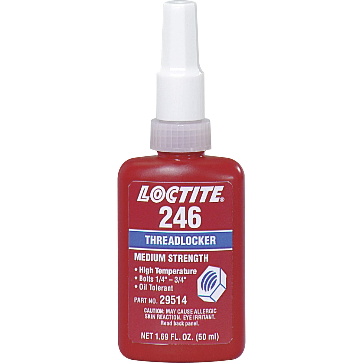 Loctite 196508 246 Threadlocker Medium Strength High Temp 10 mL