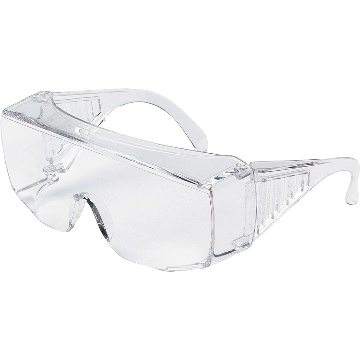 MCR Safety 9800 Clear Lens Uncoated Frame Yukon Visitor Safety Glasses