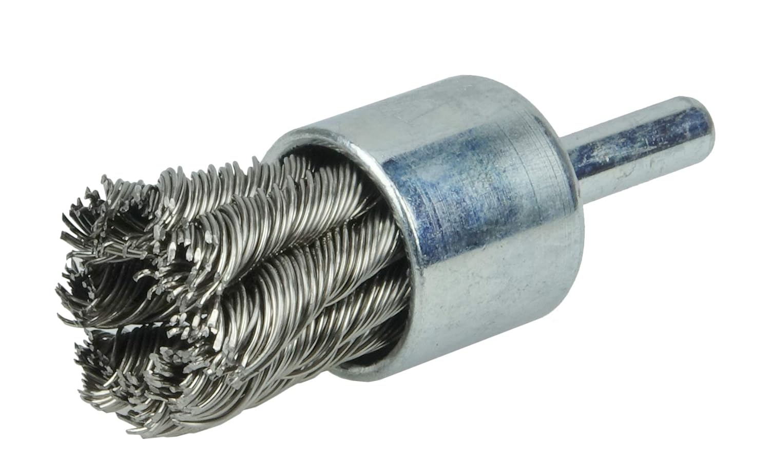 Weiler 10030 3/4 Knot Wire End Brush .020 Stainless Steel Fill