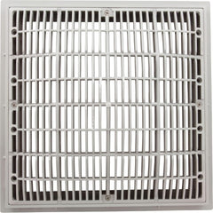 Waterway Plastics 640-4720V Main Drain Grate And Frame White 12 x 12