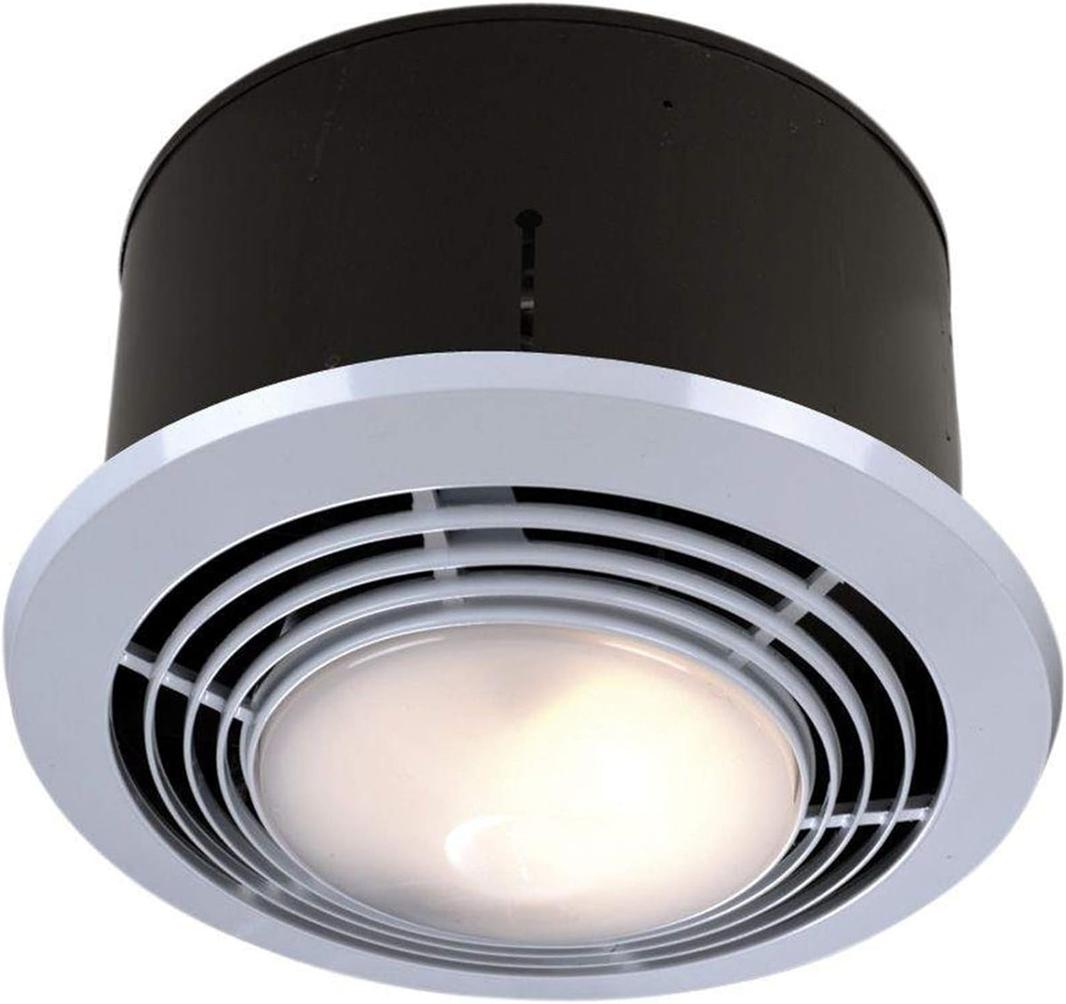 Broan-NuTone 9093WH Exhaust Fan Heater Light Combo Bathroom Ceiling Heater 1500-Watts 70 CFM Replacement 9093WH