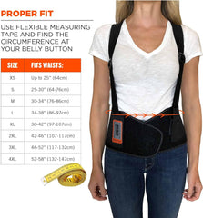 Ergodyne 11094 ProFlex 1650 Back Support Belt 7.5 Elastic Adjustable Removeable Straps Large