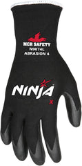 MCR Safety N9674M Ninja X Work Gloves Medium Bi-Polymer Coated