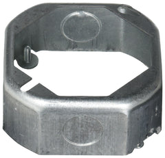 Raco 130 Hubbell Raco 4 in. Octagon Extension Ring, Drawn, 1-1/2 in. Deep, Two 1/2 & Two 3/4 in. KO's