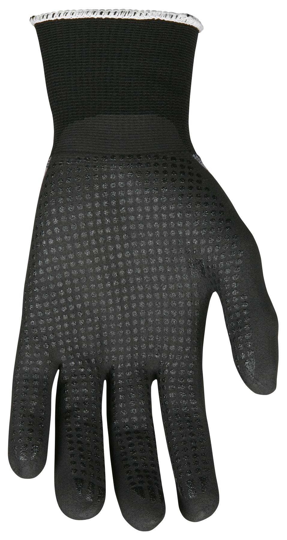 Mcr Safety N96797XS Ninja Bnf Gloves 15 Gauge Nylon Spandex Shell Breathe Nitrile Coated Palm Fingertips X-Small