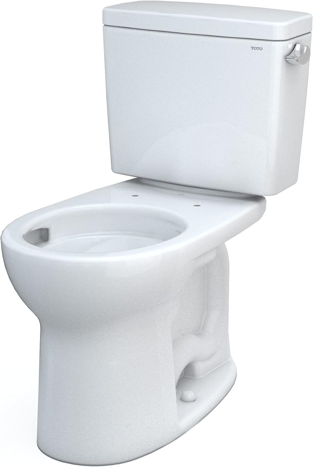 TOTO CST775CEFRG#01 Drake Two-Piece Round 1.28 GPF Universal Height Tornado Flush Toilet with CEFIONTECT