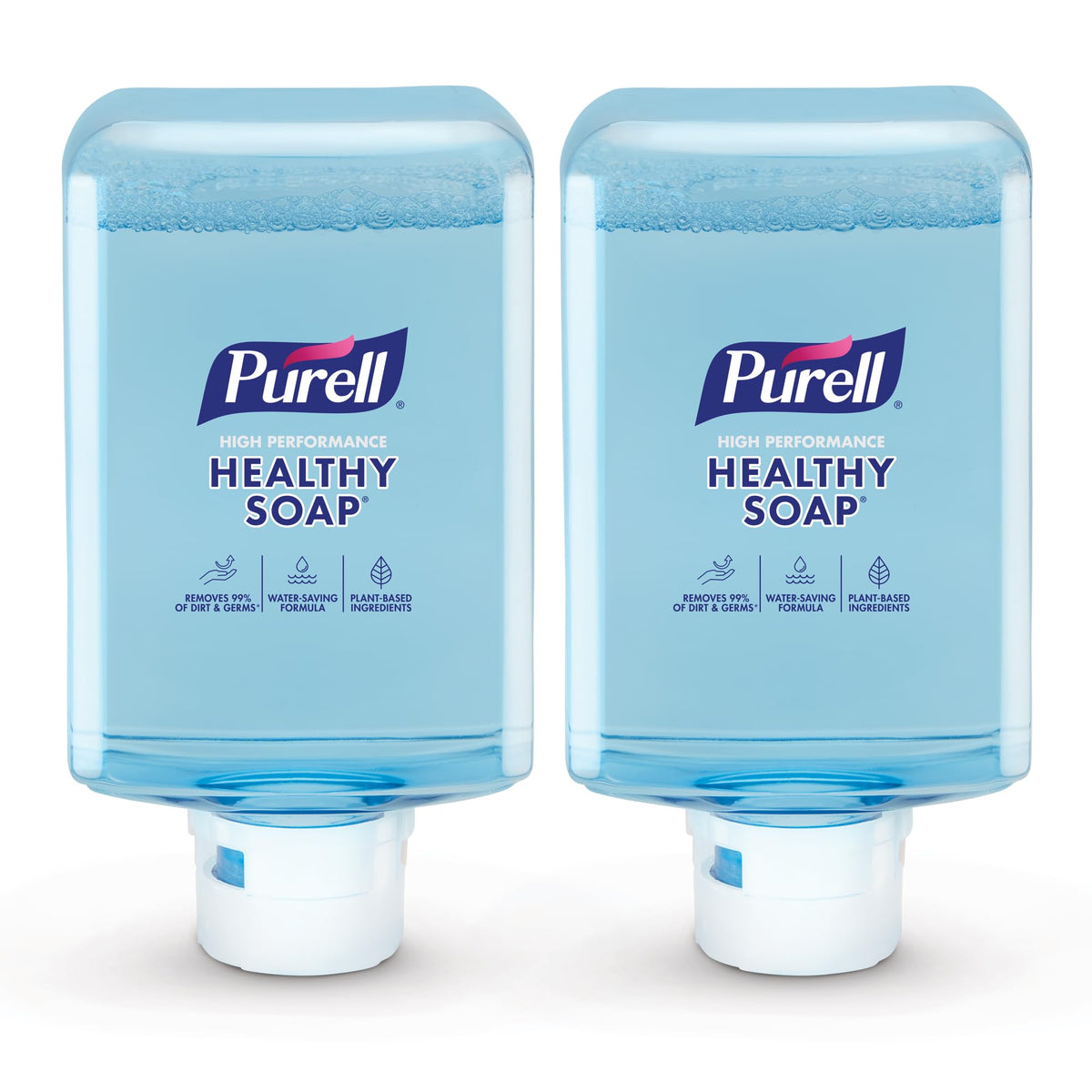 Purell 8371-02 Healthy Soap with Clean Release Technology Foam, Light Fragrance, 1200 mL Refill for ES10 Automatic Soap Dispenser (Pack of 2)