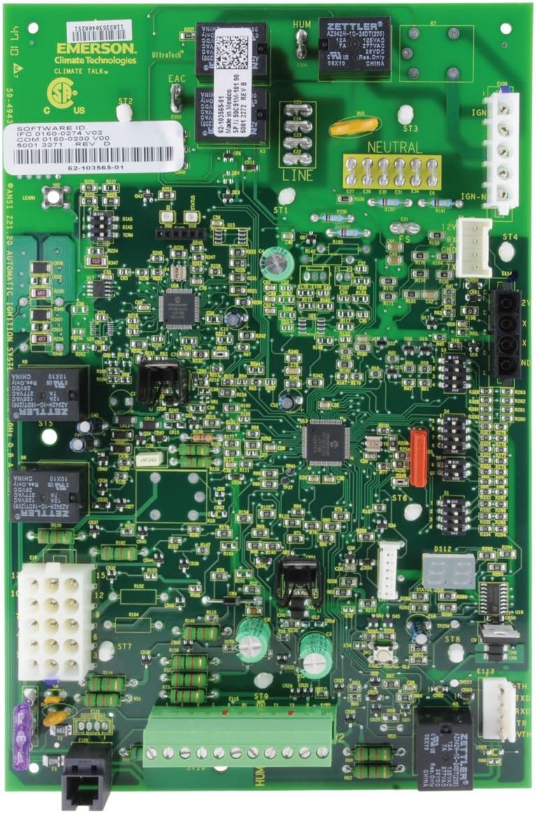 Rheem 62-103565-01 Integrated Furnace Control Board for RGFG