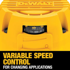 DEWALT DWP611 Router, 1-1/4 HP, 11-Amp, Variable Speed Trigger, Corded