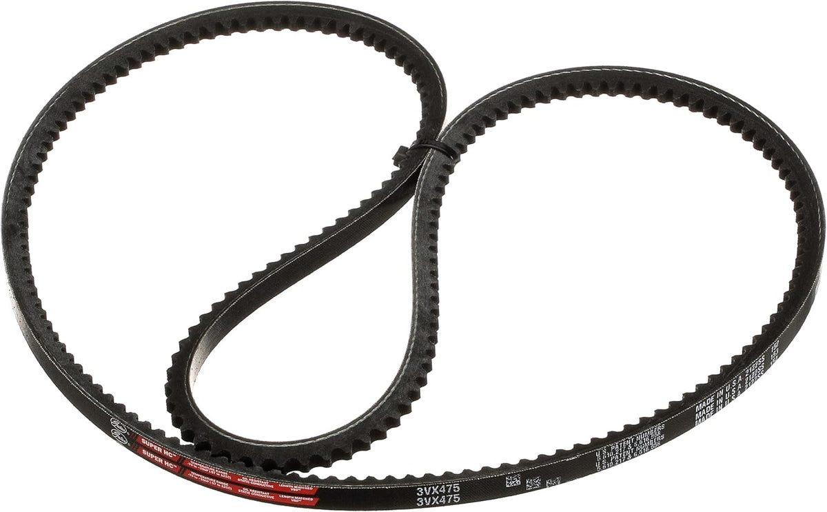 Gates 3VX475 Super HC Molded Notch Belt (Single Pack)