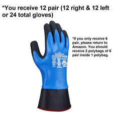 Showa S-TEX377SCXL-09 Fully Nitrile Coated Cut and Oil Resistant Safety Work Gloves X-Large Pack of 12 Pair