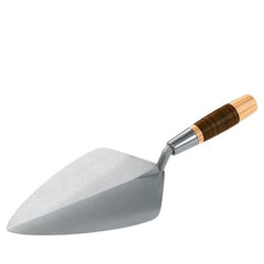 Bon Keystone 72-605 Wide London Forged Steel Brick Trowel 10 inches with Leather Handle