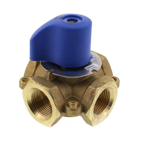 Tekmar 720 4-Way Mixing Valve 3/4 Inch Brass