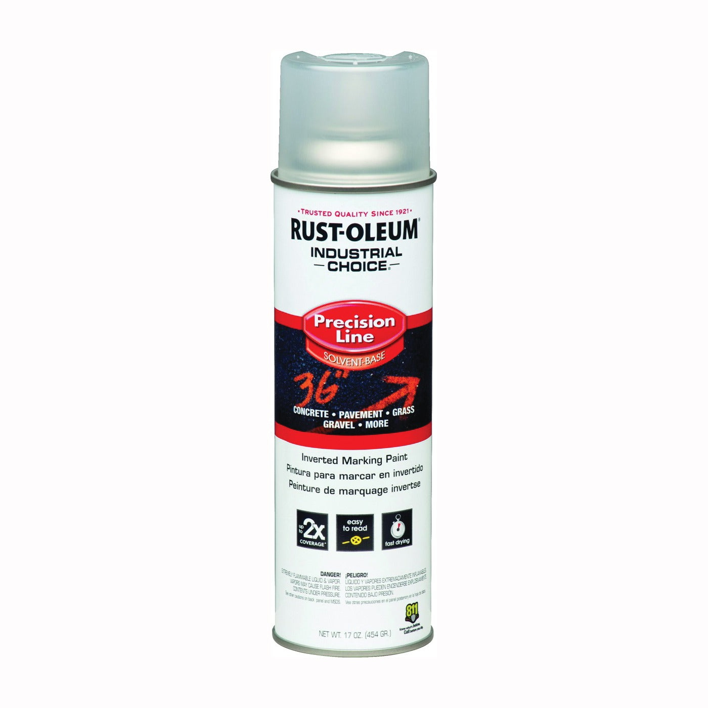 RUST-OLEUM Rust-Oleum 1601838 Precision Line Inverted Marking Paint 17 oz (1 Can)