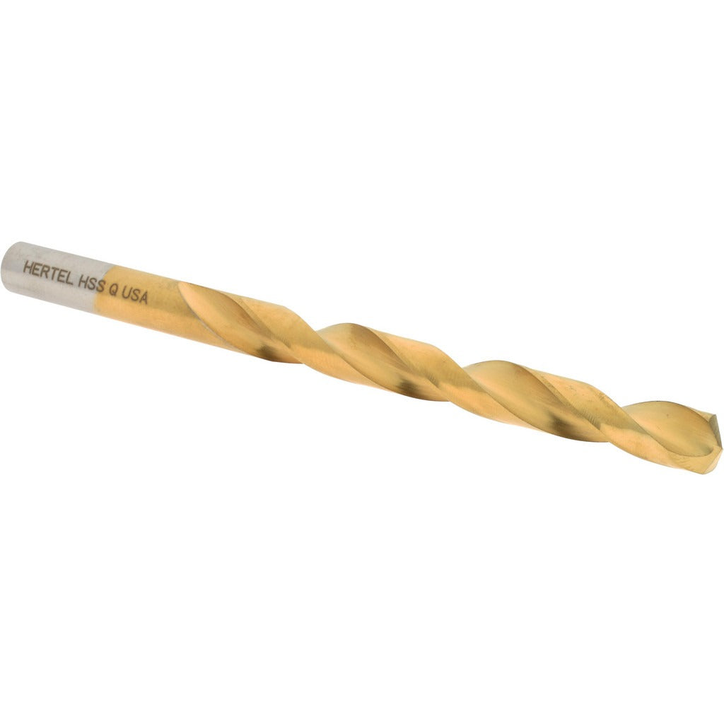 HERTEL Hertel 66693904 Letter Q Jobber Drill Bit Hss Tin
