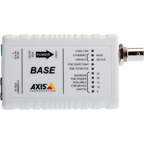 AXIS COMMUNICATIONS Axis Communications 5028-411 Poe+ Over Coax Base