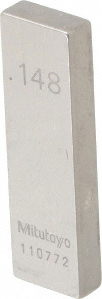 MITUTOYO Mitutoyo 611188-541 Steel Gage Block 0.148 in Grade AS-1