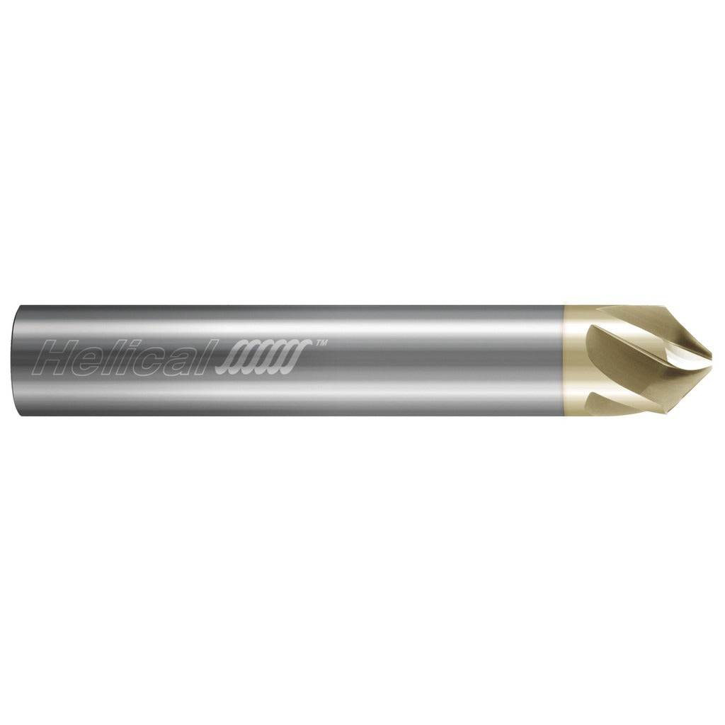 HELICAL SOLUTIONS Helical Solutions 88454 Chamfer Mill 0.25 in Solid Carbide 5 Flute