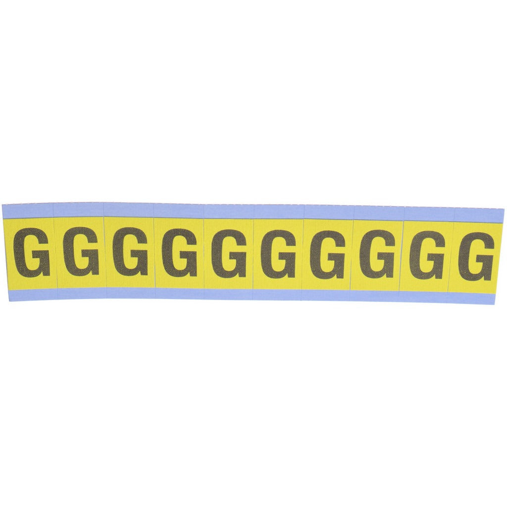 STRANCO Stranco SB4-G Letter Label G Rectangle Vinyl