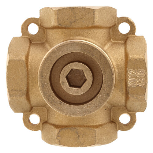 Tekmar 721 4-Way Mixing Valve 1 Inch Brass for Hydronic Systems