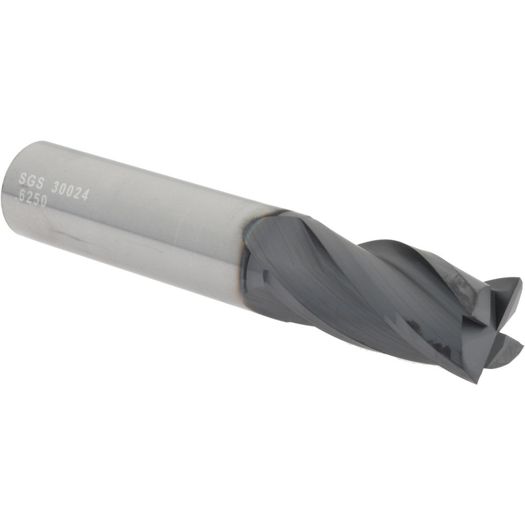 KYOCERA SGS PRECISION TOOLS Sgs 30024 Square End Mill 5/8 Inch 4 Flute Solid Carbide